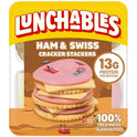 Lunchables Ham and Swiss Cracker Stackers, 3.2 oz Tray