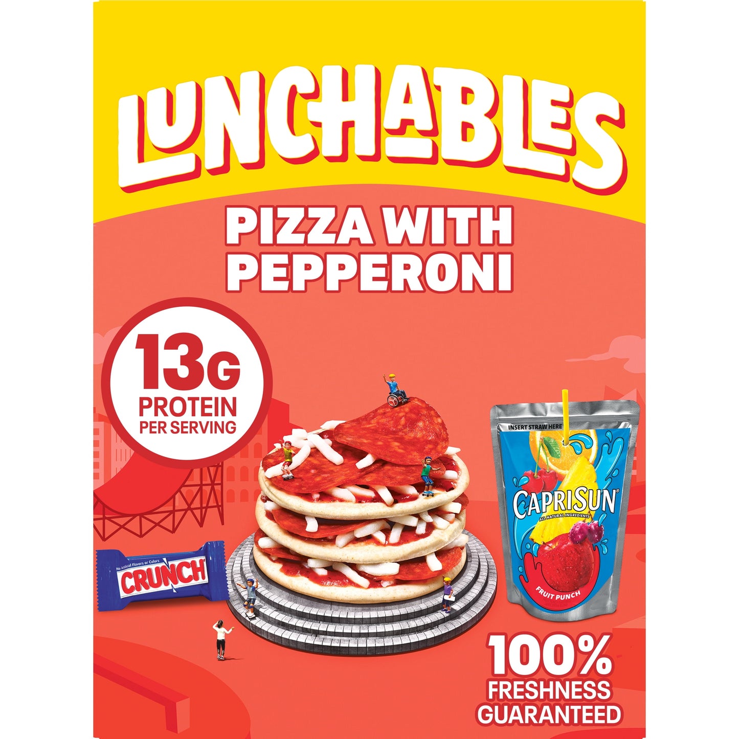 Lunchables Pizza with Pepperoni Kids Lunch Meal Kit, 10.7 oz Box