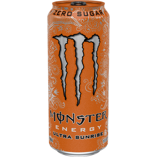 Monster Energy, Ultra Sunrise, Sugar Free Energy Drink, 16 fl oz, Single