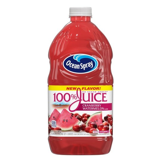 Ocean Spray ® 100% Juice Cranberry Watermelon, 64 fl oz