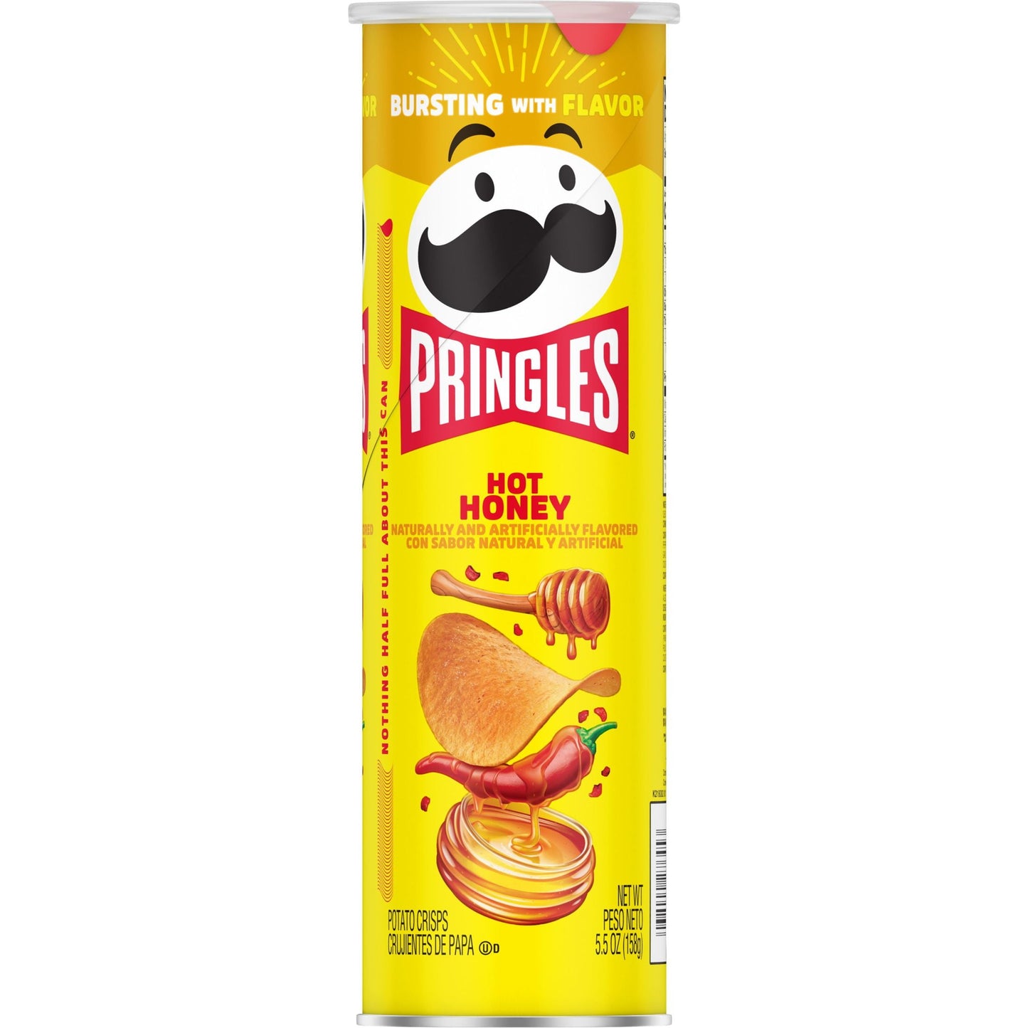 Pringles Hot Honey Potato Crisps Chips, 5.5 oz