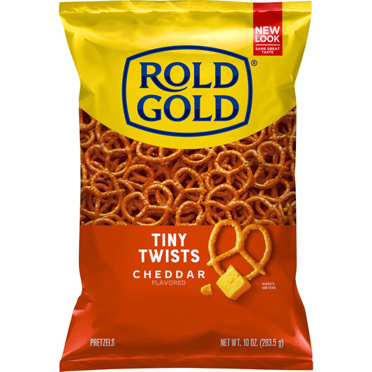 Rold Gold Tiny Twists Cheddar Flavored Pretzels, 10 Oz.