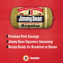 Jimmy Dean Premium Pork Regular Sausage Roll, 2 lb