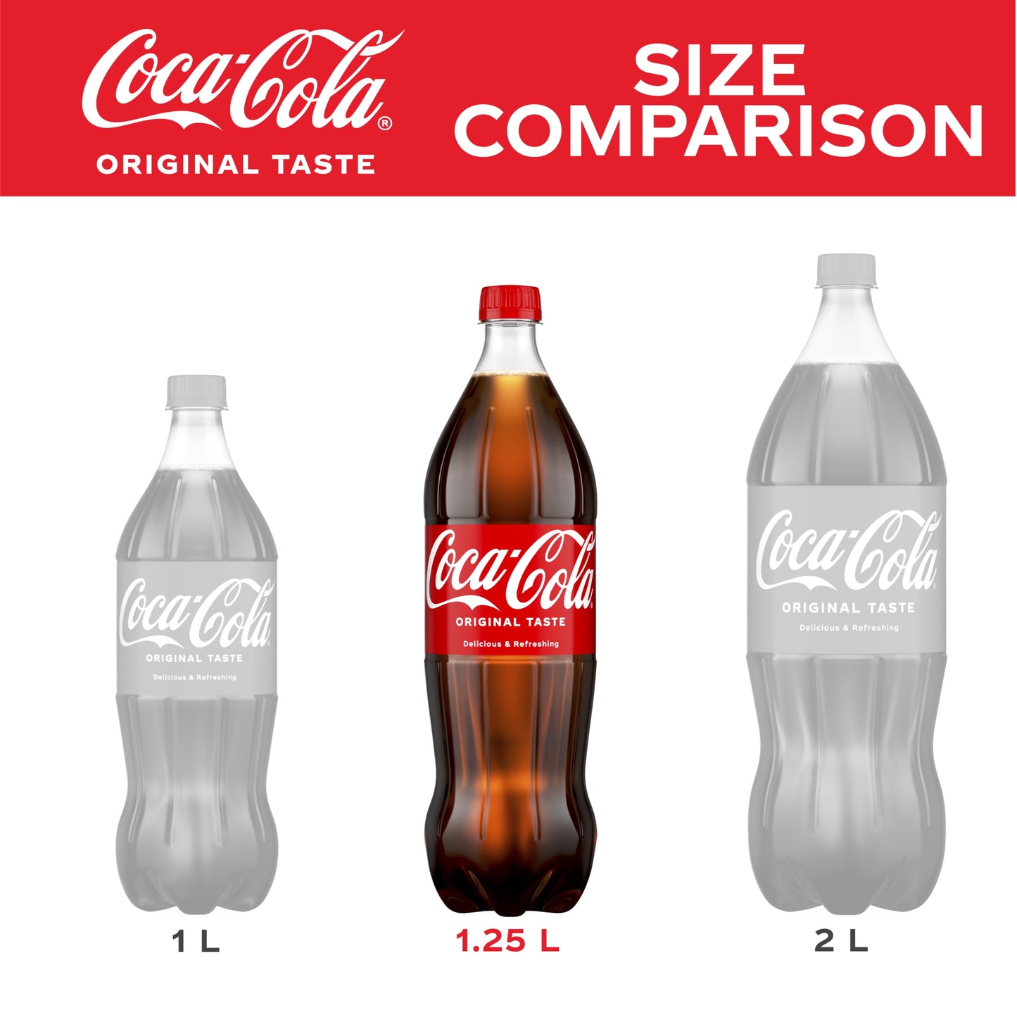 Coca-Cola Soda Pop, 1.25 Liter Bottle
