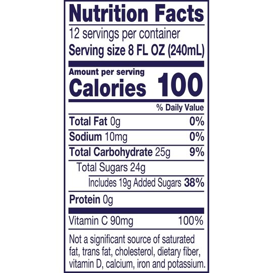 Welch's Orange Pineapple Apple Juice Cocktail, 96 fl oz Bottle