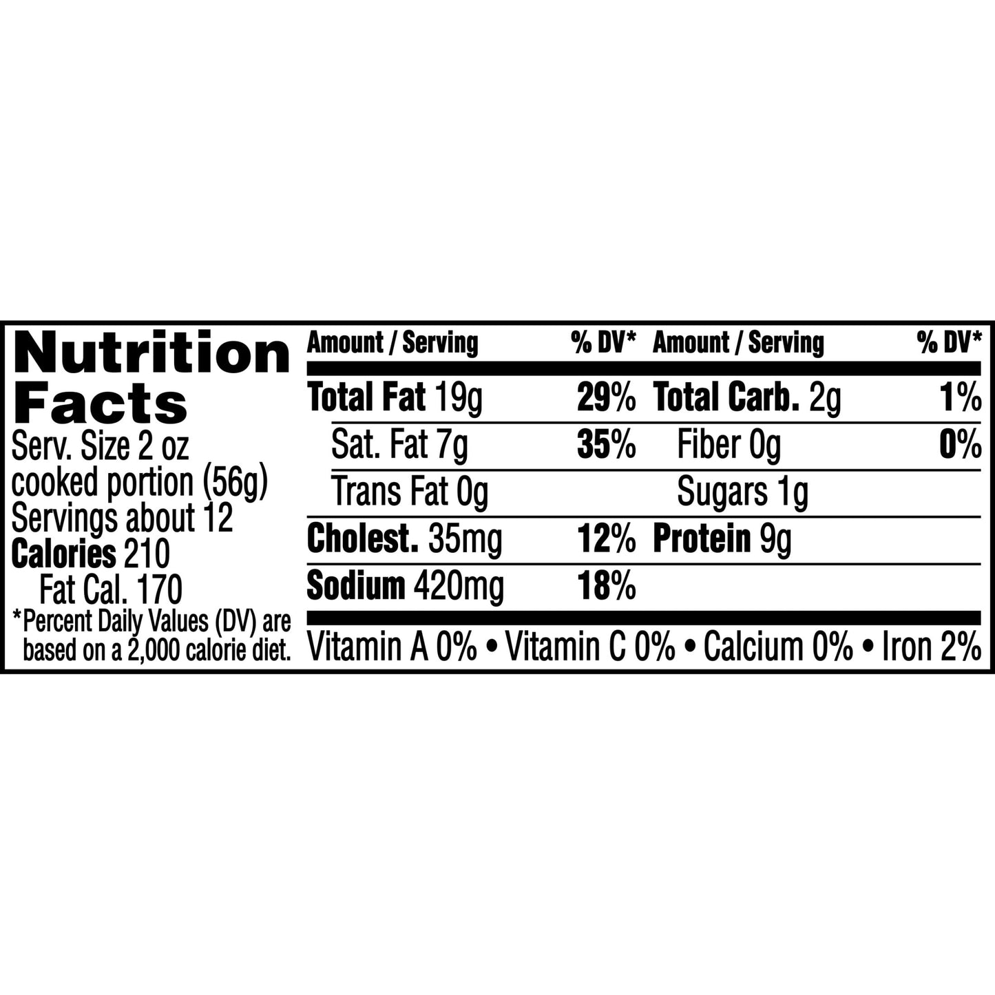 Jimmy Dean Premium Pork Regular Sausage Roll, 2 lb
