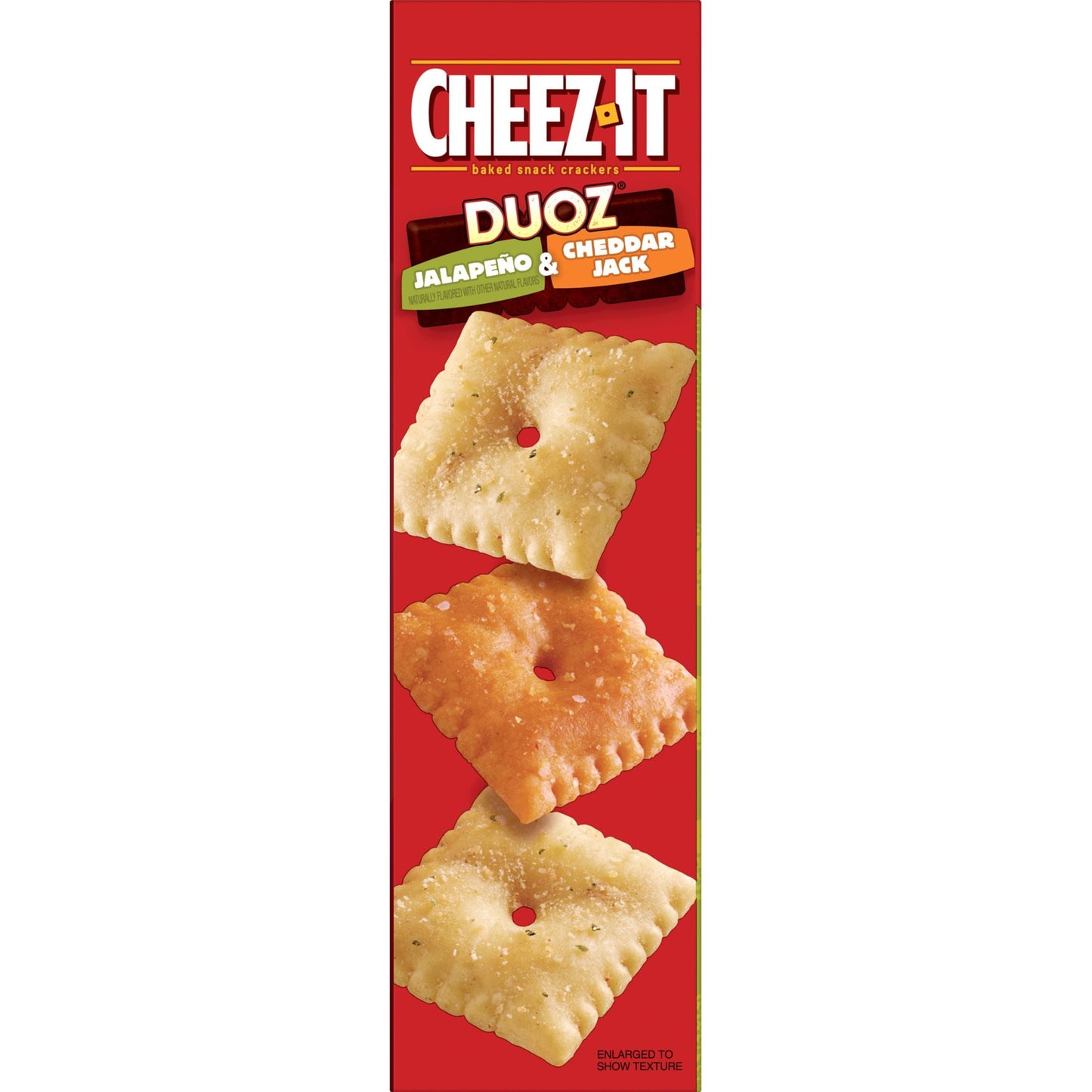 Cheez-It DUOZ Jalapeno Cheddar Jack Crackers, 12.4 oz
