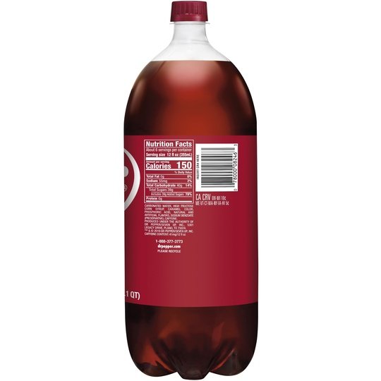 Dr Pepper Soda Pop, 2 L bottle