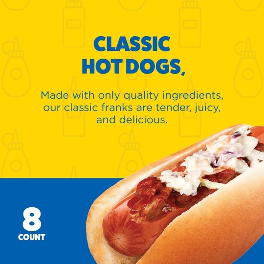 Ball Park Classic Hot Dogs, 15 oz, 8 Count
