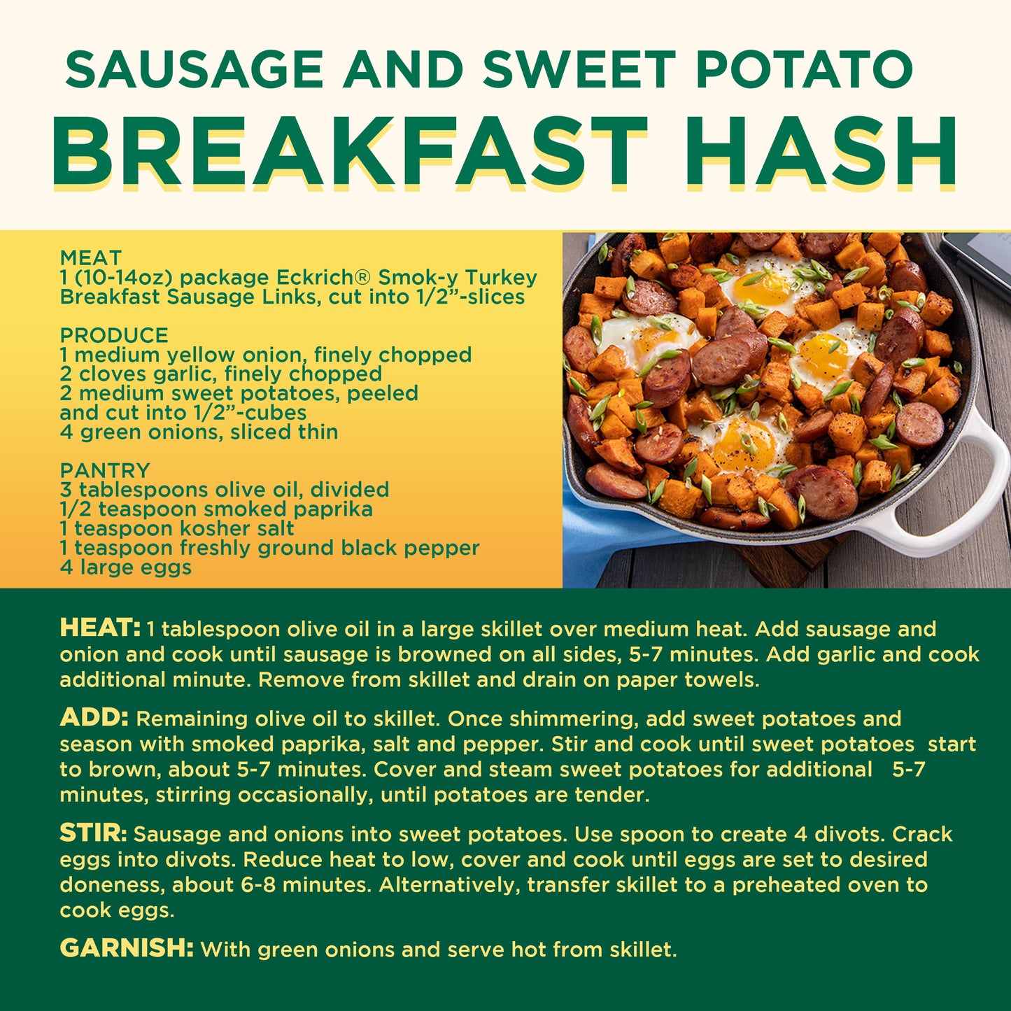 Eckrich Smok-Y Original Breakfast Sausage Links, 8.3 oz