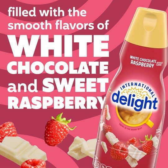 International Delight White Chocolate Raspberry Coffee Creamer, 32 fl oz Bottle