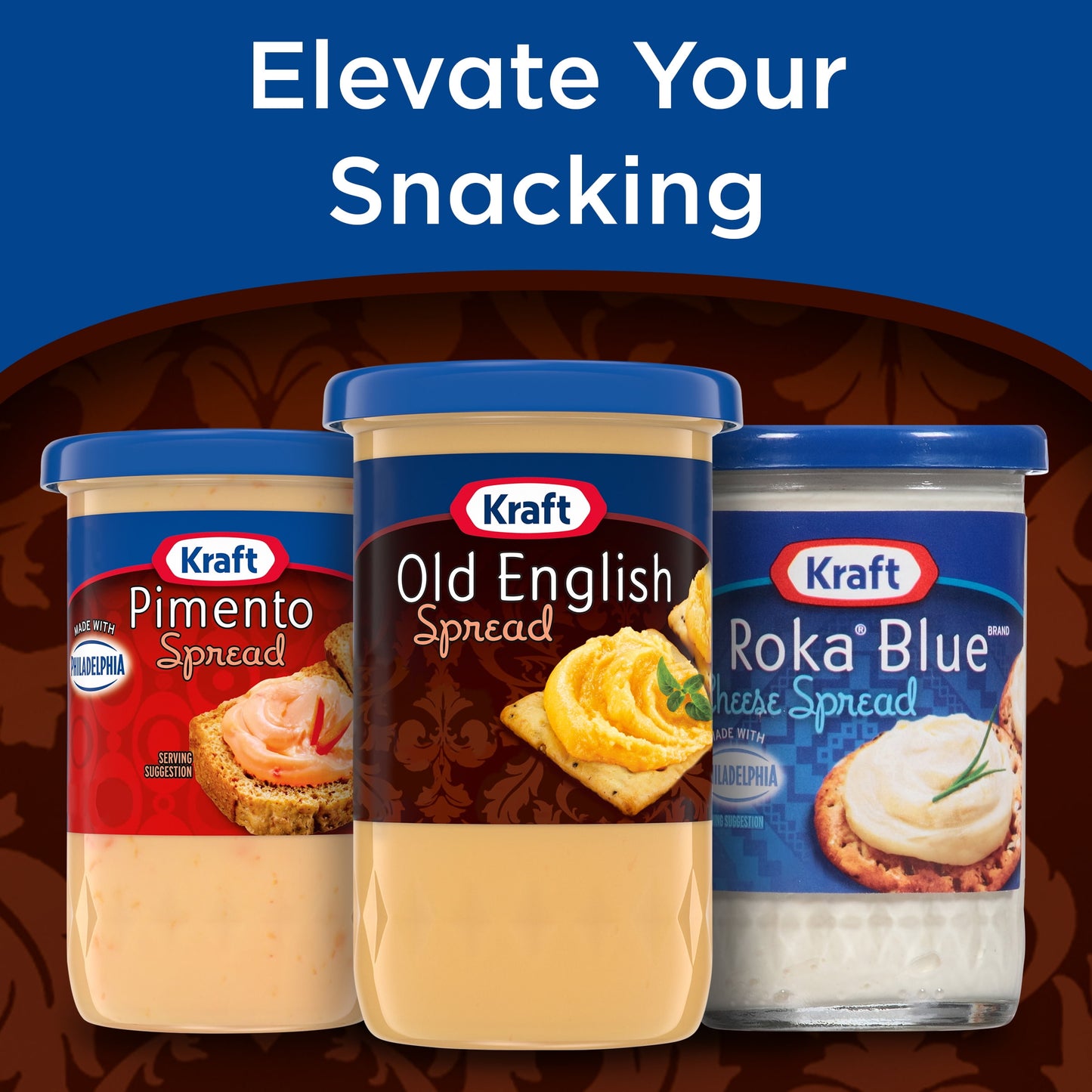 Kraft Old English Pasteurized Process Cheese Spread, 5 oz Jar