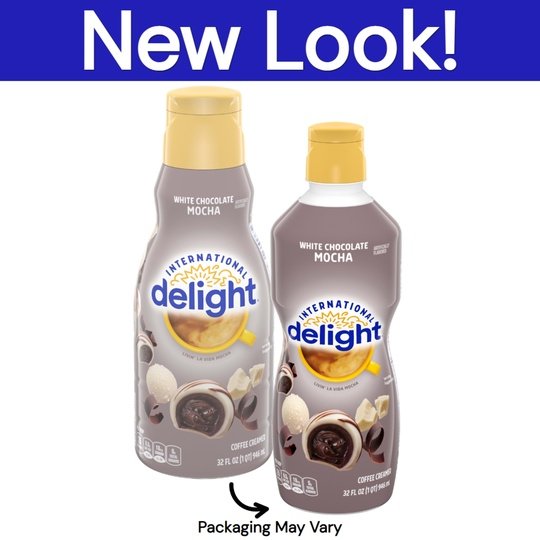 International Delight White Chocolate Mocha Coffee Creamer, 32 fl oz Bottle