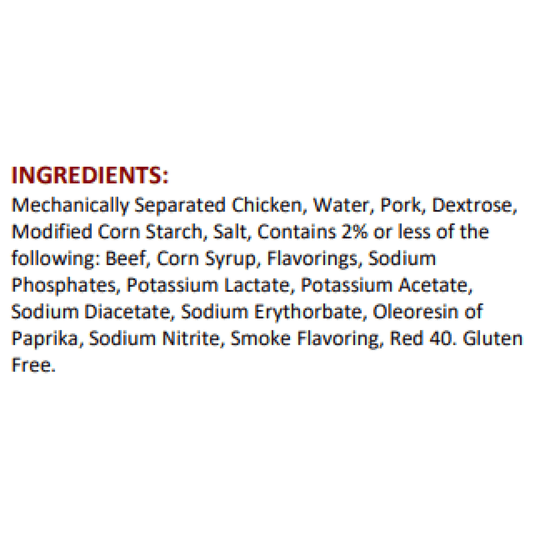 Bar S Red Chicken Franks, 12 oz