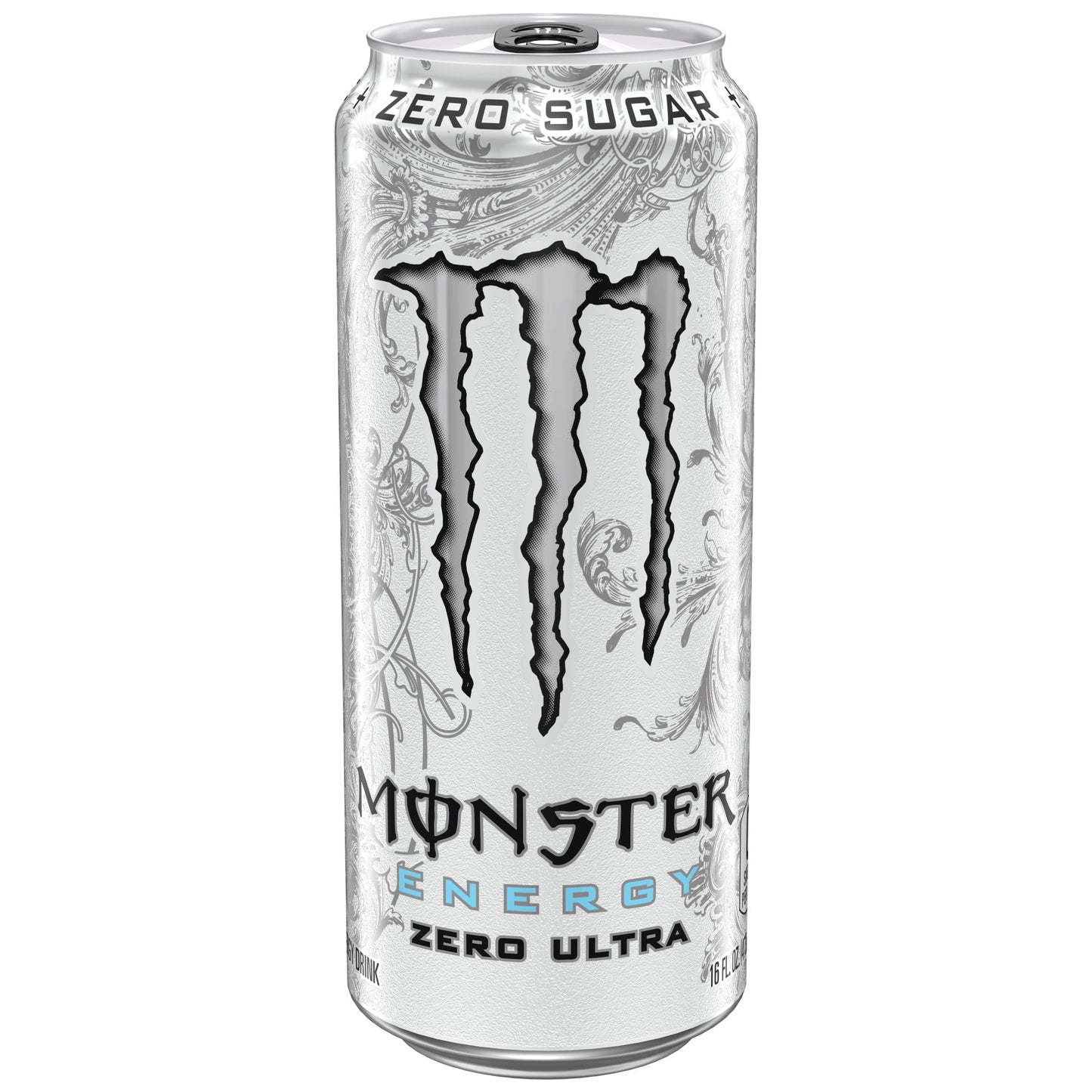(12 Cans) Monster Zero Ultra, Sugar Free Energy Drink, 16 fl oz