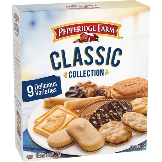Pepperidge Farm Cookies Classic Collection, 9 Cookie Varieties, 13.25 oz. Box