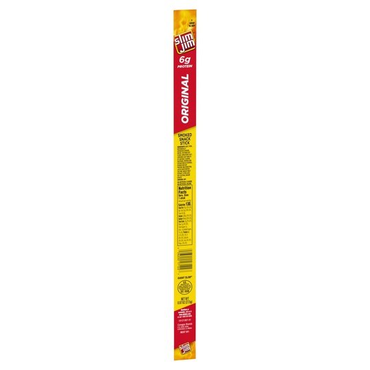 Slim Jim Original Meat Stick, Meat Snacks, 0.97 oz