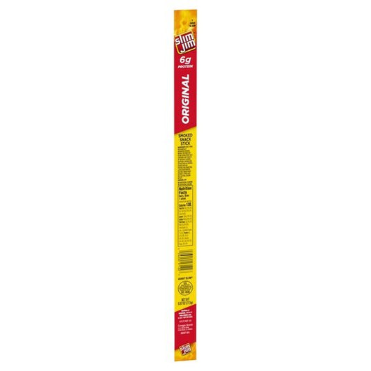 Slim Jim Original Meat Stick, Meat Snacks, 0.97 oz
