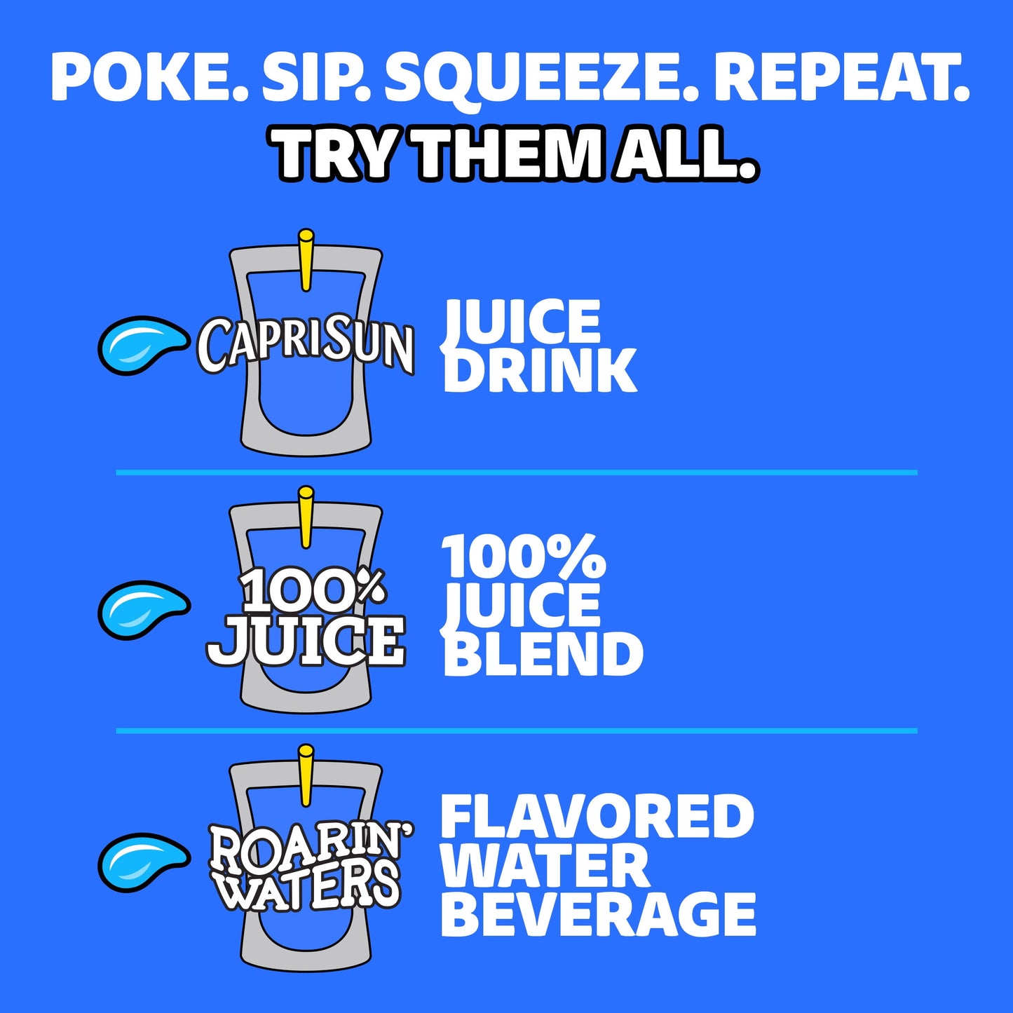 Capri Sun Pacific Cooler Mixed Fruit Juice Box Pouches, 10 ct Box, 6 fl oz Pouches